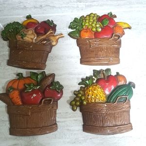 Vintage Sexton 1976# 11996 Set of 4 PaintedMetal